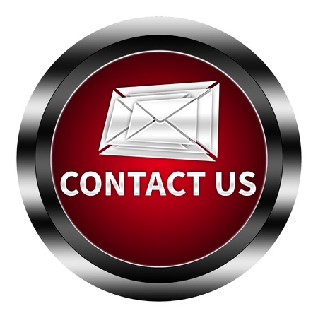 Contact Us button isolatedの写真素材
