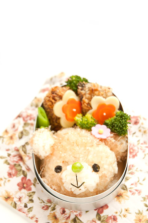 Lunch of bear motifの写真素材