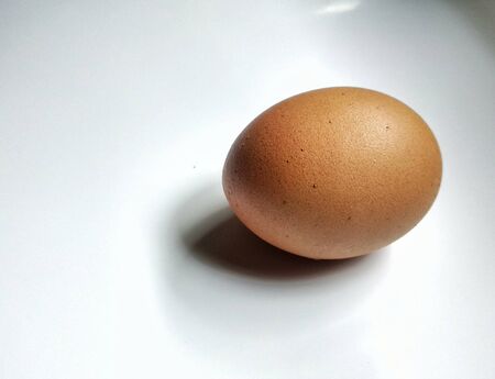 an egg for cooking healthy foodの写真素材