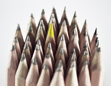 colour pencilsの写真素材