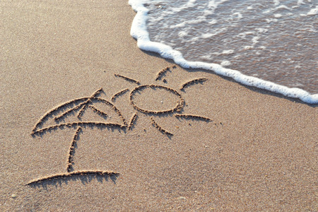 sand and sun backgroundの写真素材