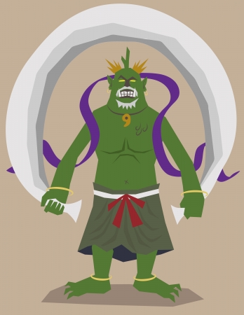 God of the windのイラスト素材