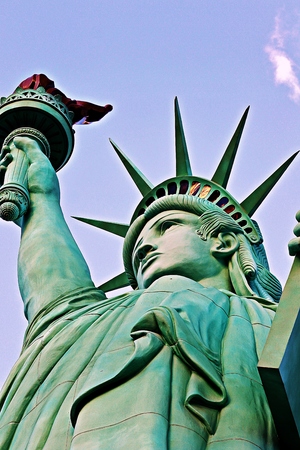 The Statue of Libertyの写真素材