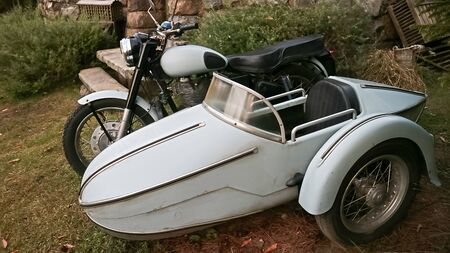 Osaka, Japan - Nov 13, 2019 : Hagrid motorbike and background home Hagrid at Universal Studios Japan.The Harry Potter is f amous themed attractions in the Universal Studios Japan Theme Park.のeditorial素材