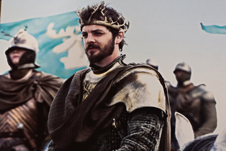 Tokyo,Japan - Feb 20,2021 : Postcard of the Game of Thrones.Game of thrones is a TV series for HBO Max.のeditorial素材