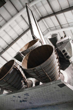 Los Angeles, CA - OCTOBER 12, 2016: Endeavour Space Shuttle in California Science Center on OCTOBER 12, 2016のeditorial素材