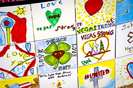The Las Vegas Community Healing Garden to remember victims killed in the Las Vegas attack shooting ...