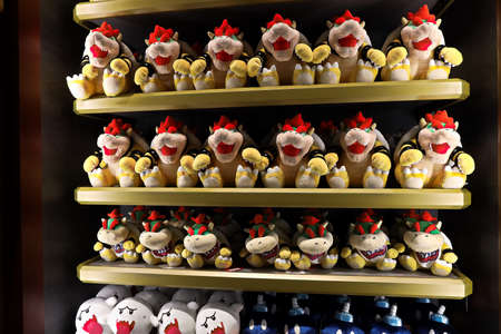 Osaka, Japan-November 5, 2021: Super Mario Bros. goods store in Nintendo World. Super Nintendo World is the theme area of Universal Studios Japanのeditorial素材