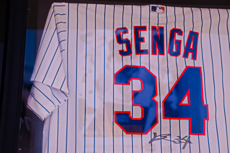 Fukuoka,Japan - 17 Mar 2023 : Display of SENGA uniform at Fukuoka PayPay Dome Studium.FukuokaPayPay Dome.Japan Professional Baseballのeditorial素材