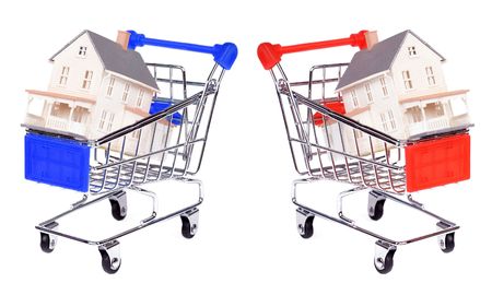Concept: shopping for a houseの写真素材