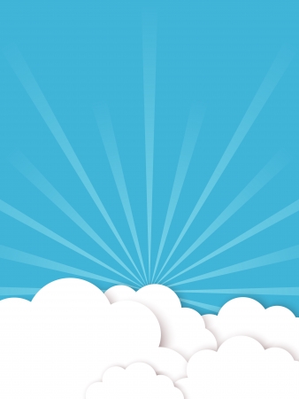 Cloud backgroundのイラスト素材