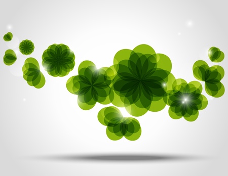 Floral abstract backgroundのイラスト素材