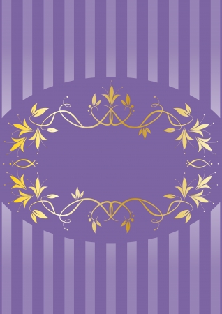 Menu elegant background with golden frameのイラスト素材