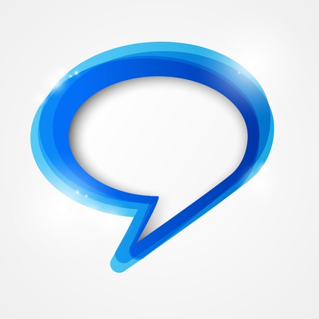 Paper speech bubble with place for textのイラスト素材