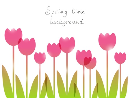 Spring background with place for textのイラスト素材