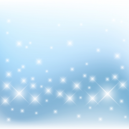 Blue starry backgroundの写真素材