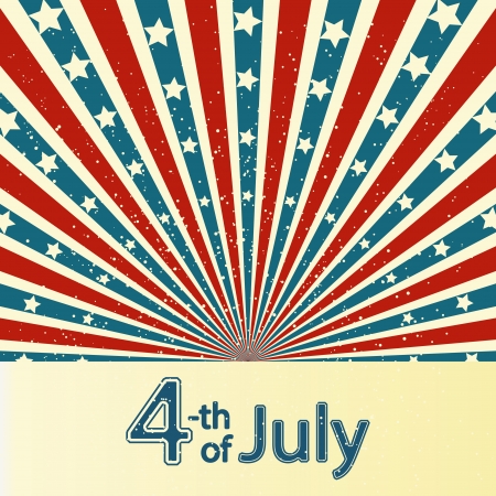 Independence Day card with place for textの写真素材