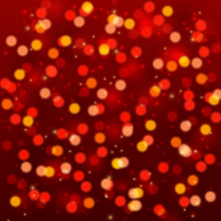 Red bokeh background with lightsのイラスト素材