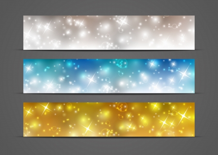 Set of horizontal banners 500 x 100 sizeのイラスト素材