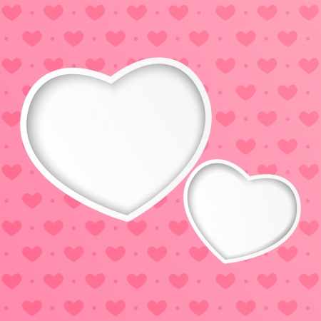 Valentine card with place for Your textのイラスト素材