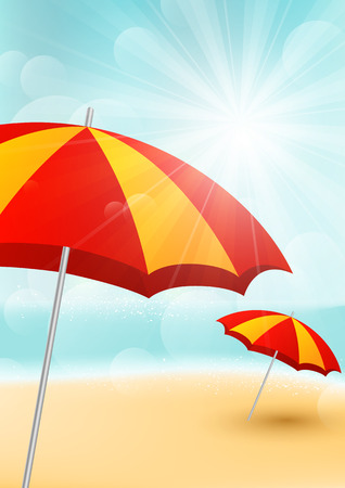 Summer beach background for Your designのイラスト素材