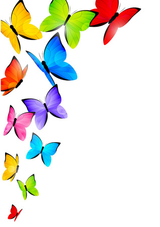 Color butterflies for Your designのイラスト素材