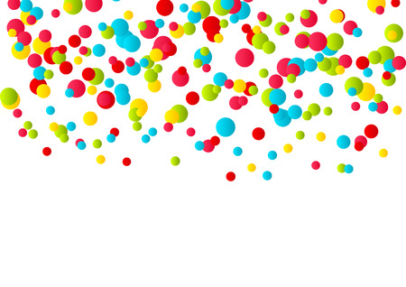 Party background with color confettiのイラスト素材