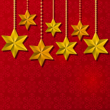 Christmas stars backgroundのイラスト素材