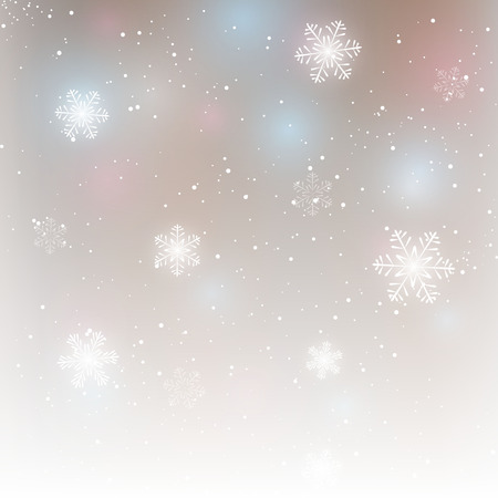 Abstract Christmas background with snowflakesのイラスト素材
