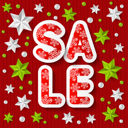 Xmas sale concept for Your designのイラスト素材