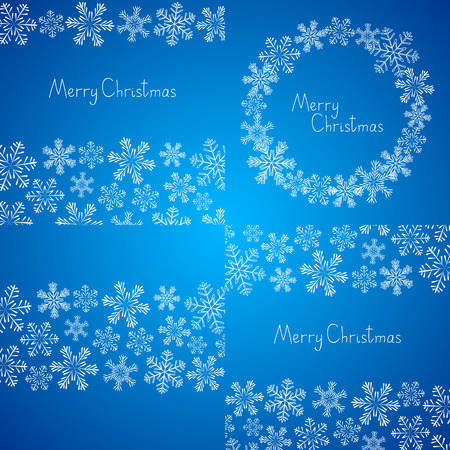 Xmas snowflakes background for Your designのイラスト素材