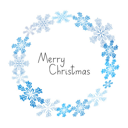 Xmas snowflakes background for Your designのイラスト素材