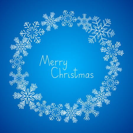 Xmas snowflakes background for Your designのイラスト素材