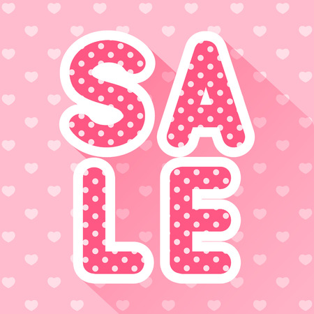 Valentines day sale concept for Your designのイラスト素材
