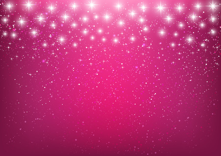 Shiny stars on pink backgroundのイラスト素材