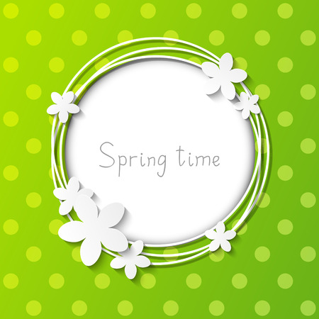 Floral frame for Your designのイラスト素材