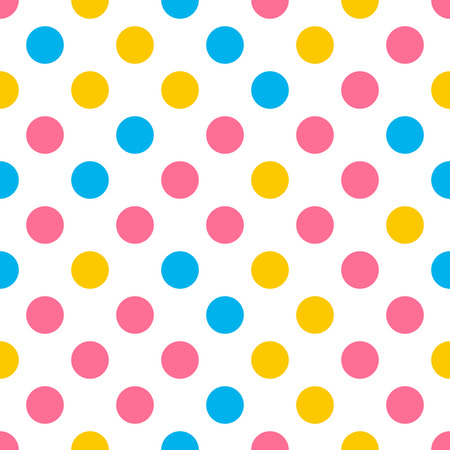 Seamless pattern with color circlesのイラスト素材