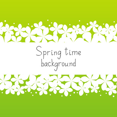 Spring floral background for Your designのイラスト素材