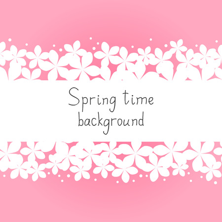 Spring floral background for Your designのイラスト素材