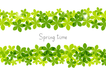 Floral sprint time backgroundのイラスト素材