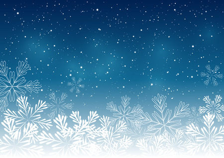 Christmas snowflakes background for Your designのイラスト素材