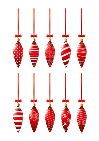 Set of Christmas decorations for Your designのイラスト素材