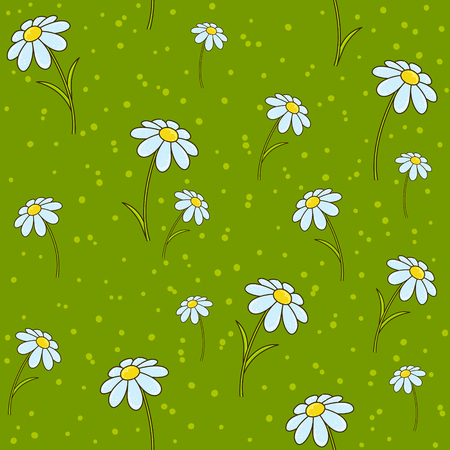 Seamless pattern with floral ornamentのイラスト素材