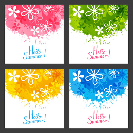 Color paint backgrounds for Your designのイラスト素材
