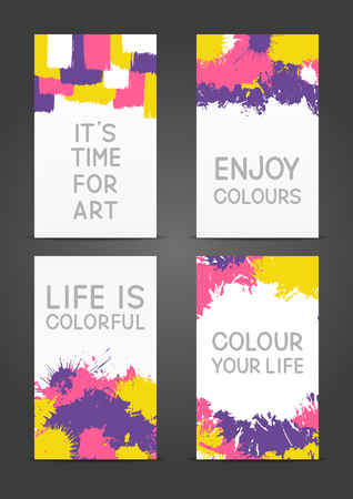 Set of 240 x 400 size banners for Your designのイラスト素材