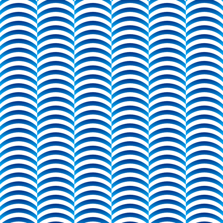 Seamless pattern with abstract wave ornateのイラスト素材