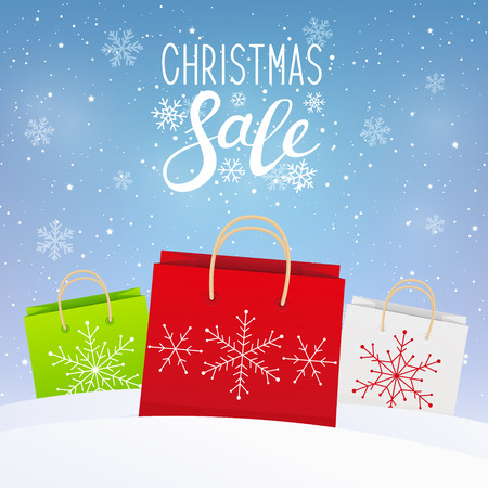 Christmas sale concept for Your designのイラスト素材
