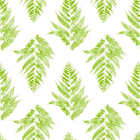 Seamless pattern with fern leavesのイラスト素材