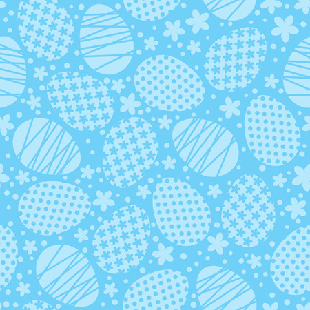 Seamless pattern with Easter eggsのイラスト素材