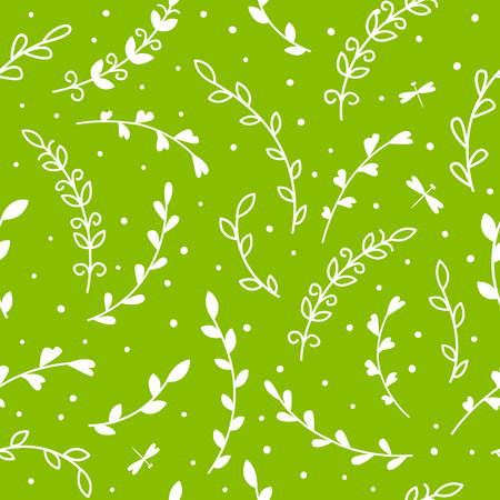 Seamless pattern with floral ornateのイラスト素材